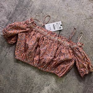 Zara Crop Top Size XS NWT